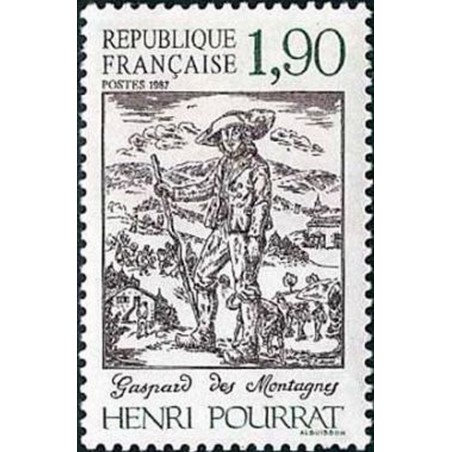 France Yvert Num 2475 ** Henri Pourrat  1987
