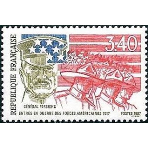 France Yvert Num 2477 ** Guerre USA  1987