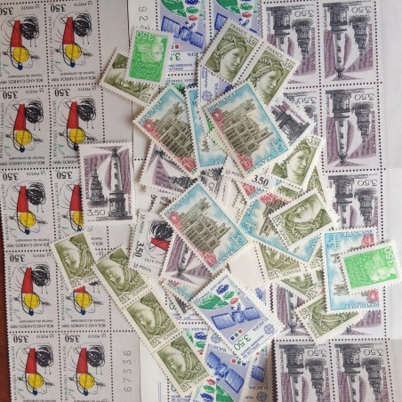 Sous Faciale	100 timbres à 	3,50	francs	soit	 53,36 euro
