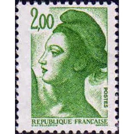 France Yvert Num 2484 ** Liberté 2f00 1987
