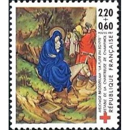 France Yvert Num 2498 ** Croix Rouge  1987