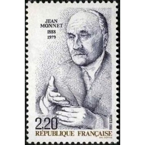 France Yvert Num 2533 ** Jean Monnet  1988