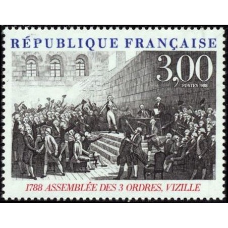 France Yvert Num 2537 ** revolution française  1988