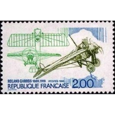 France Yvert Num 2544 ** Rolland Garros avion  1988