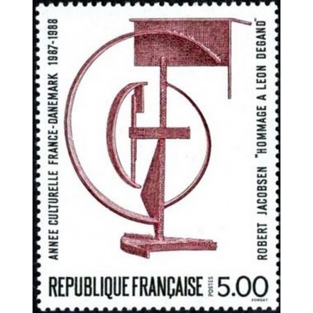 France Yvert Num 2551 ** Tableau Jacobsen  1988