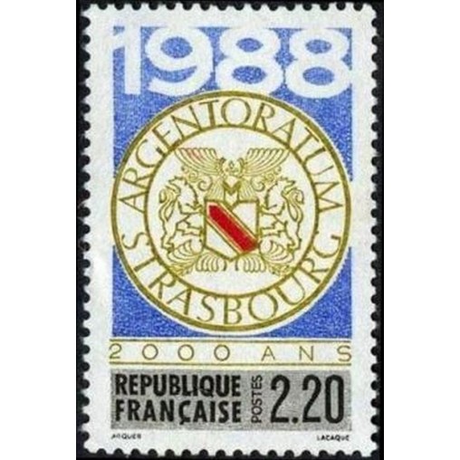France Yvert Num 2552 ** Strasbourg  1988