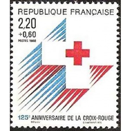 France Yvert Num 2555 ** Croix Rouge  1988