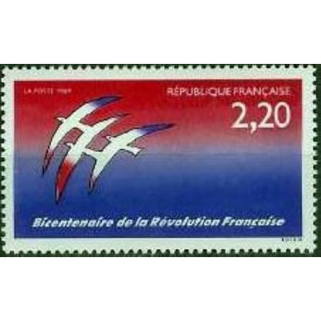 France Yvert Num 2560 ** Folon revolution  1989