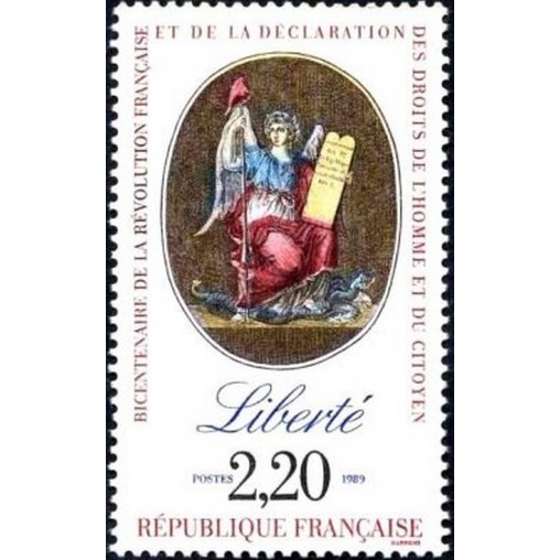 France Yvert Num 2573 ** Revolution Liberte 1989