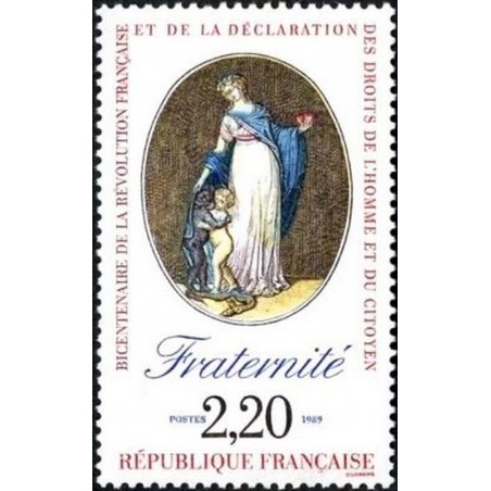 France Yvert Num 2575 ** Revolution Fraternite 1989