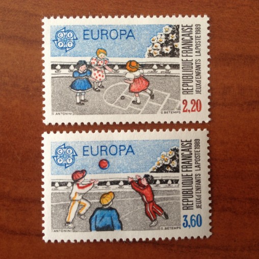 France Yvert Num 2584-2585 ** Europa  1989