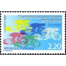 France Yvert Num 2590 ** Cyclisme Velo  1989