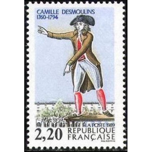 France Yvert Num 2594 ** Revolution Desmoulins  1989