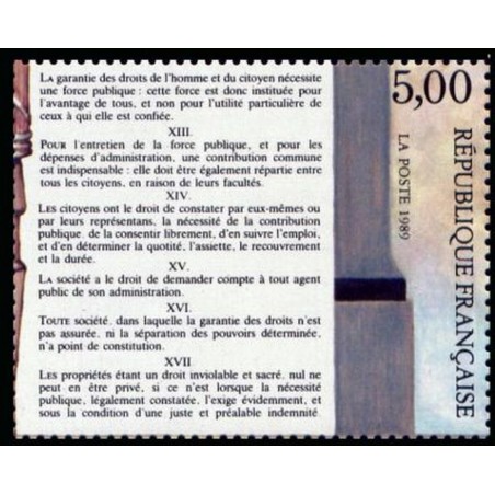 France Yvert Num 2599 ** Revolution  1989