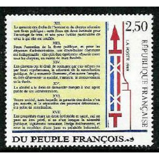 France Yvert Num 2605 ** Revolution  1989