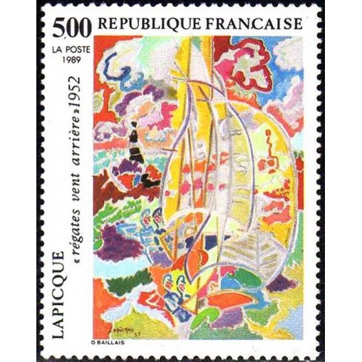 France Yvert Num 2606 ** Tableau Lapicque  1989