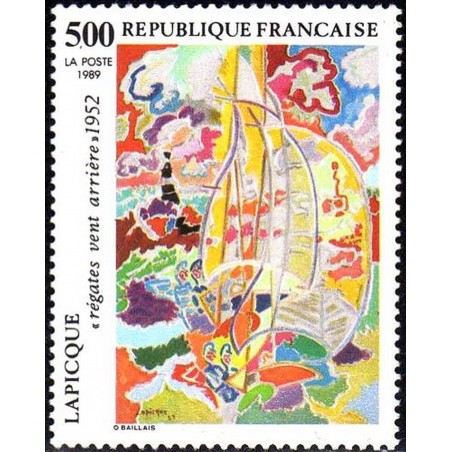 France Yvert Num 2606 ** Tableau Lapicque  1989