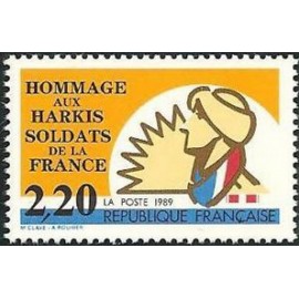 France Yvert Num 2613 ** Harkis  1989