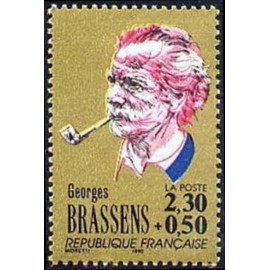 France Yvert Num 2654 ** Georges Brassens  1990
