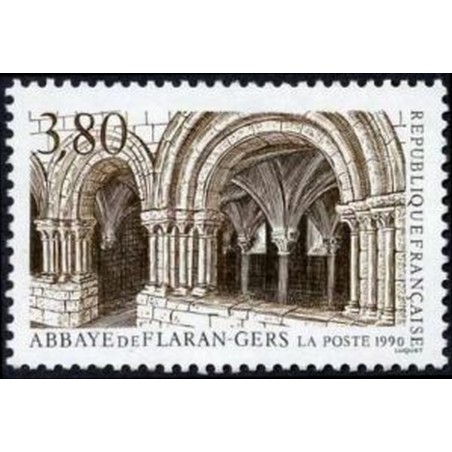 France Yvert Num 2659 ** Abbaye Gers  1990