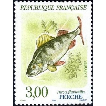 France Yvert Num 2664 ** POISSON Perche 1990