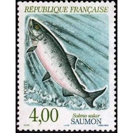 France Yvert Num 2665 ** POISSON Saumon 1990