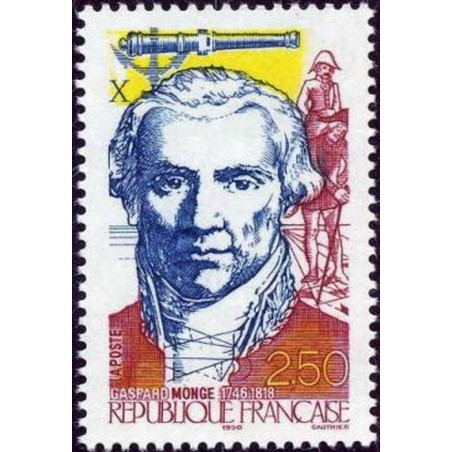 France Yvert Num 2667 ** Revolution Monge 1990