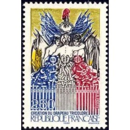 France Yvert Num 2669 ** Revolution drapeaux 1990