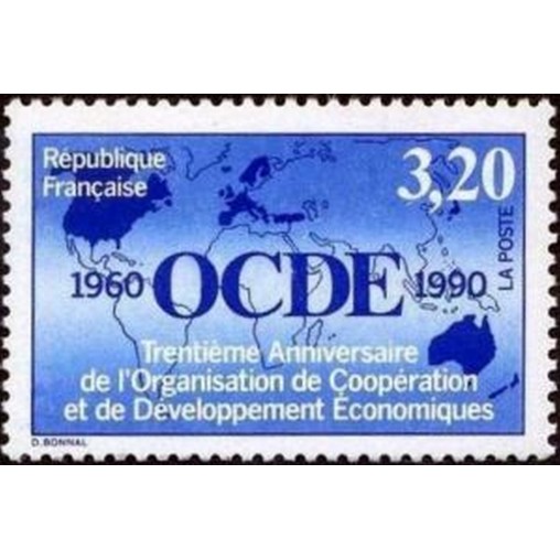 France Yvert Num 2673 ** OCDE  1990