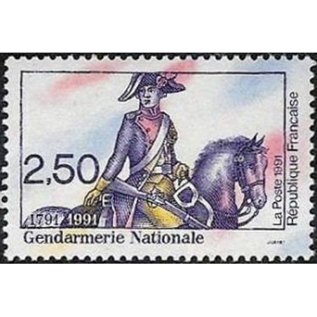 France Yvert Num 2702 ** Revolution Gendarmerie  1991