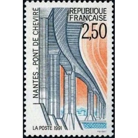 France Yvert Num 2704 ** Pont Cheviré Nantes  1991