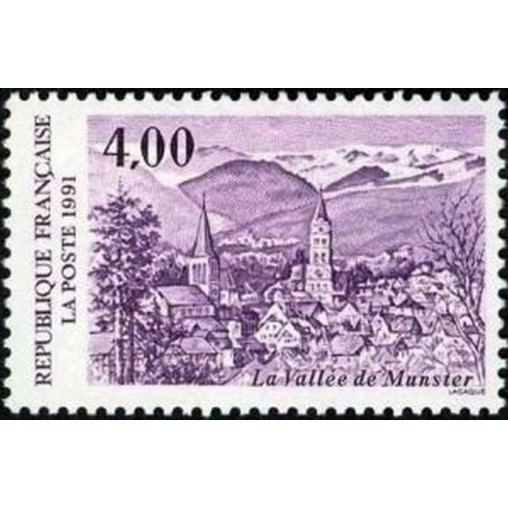 France Yvert Num 2707 ** Vallee Munster  1991