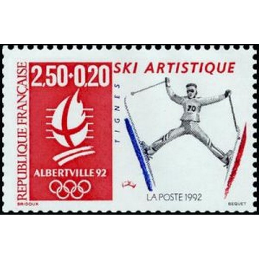 France Yvert Num 2709 ** JO 1992 ski 1991