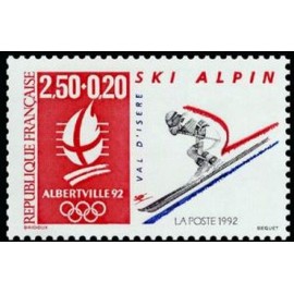 France Yvert Num 2710 ** JO 1992 ski 1991
