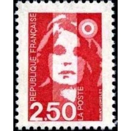 France Yvert Num 2715 ** 2f50 rouge Briat 1991
