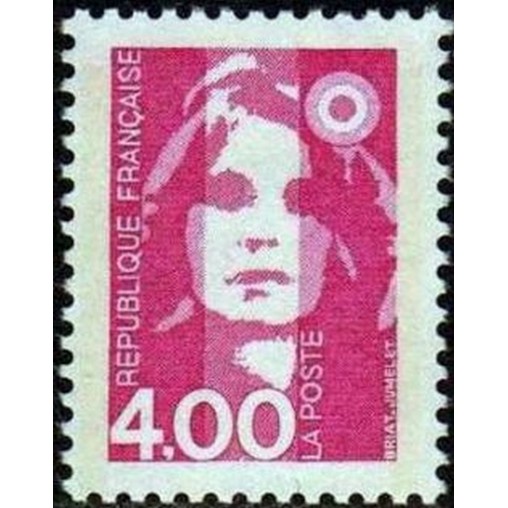 France Yvert Num 2717 ** 4f rose Briat 1991