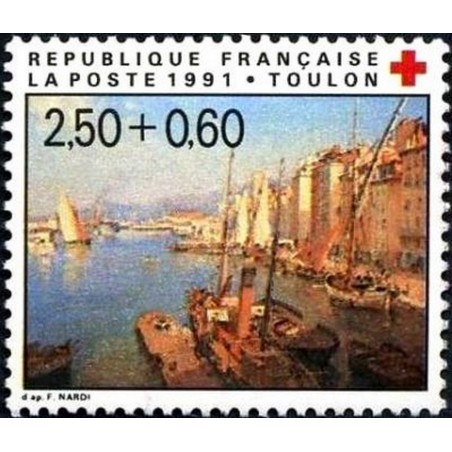France Yvert Num 2733 ** Croix Rouge Toulon  1991