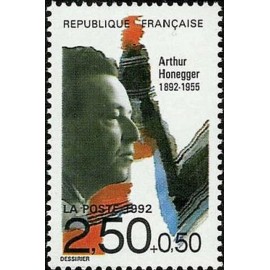 France Yvert Num 2750 ** Musique Arthur Honegger 1992