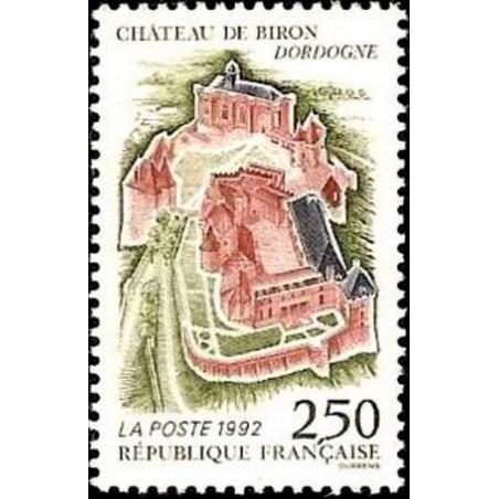 France Yvert Num 2763 ** Château de Biron   1992