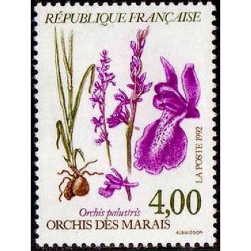 France Yvert Num 2768 ** Fleurs   1992