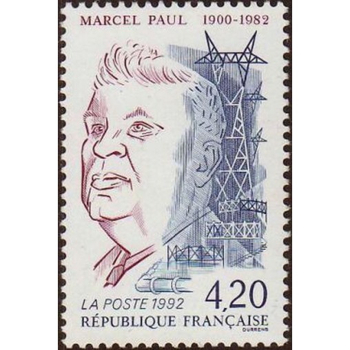 France Yvert Num 2777 ** Marcel Paul  1992