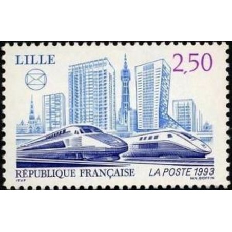 France Yvert Num 2811 ** TGV Lille  1993