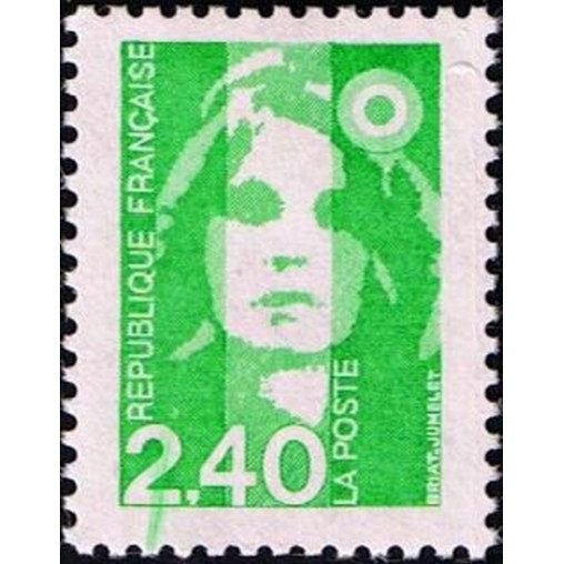 France Yvert Num 2820 ** 2f40 vert Briat 1993