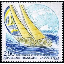 France Yvert Num 2831 ** voiliers bateau  1993