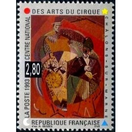 France Yvert Num 2833 ** Les Clowns A Gleizes  1993