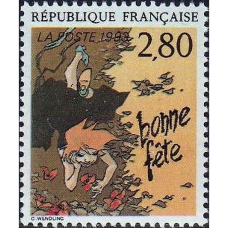 France Yvert Num 2836 ** BD Wendling 1993