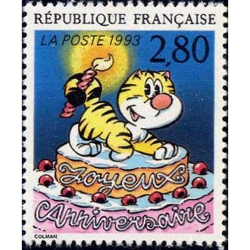 France Yvert Num 2838 ** BD Colman 1993