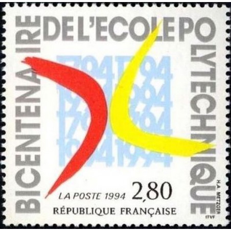 France Yvert Num 2862 ** ecole polutechnique  1994