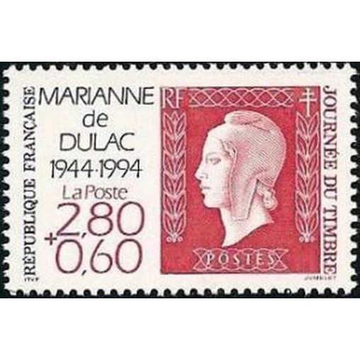 France Yvert Num 2863 ** Marianne  Dulac   1994