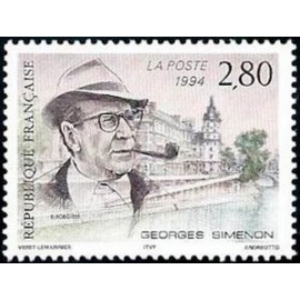 France Yvert Num 2911 ** Georges Simenon  1994